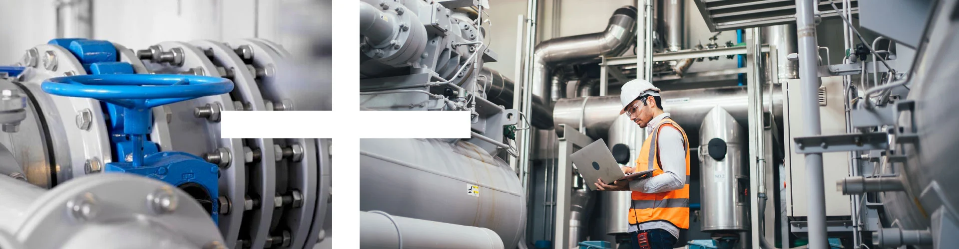 A pipe joint, water industry