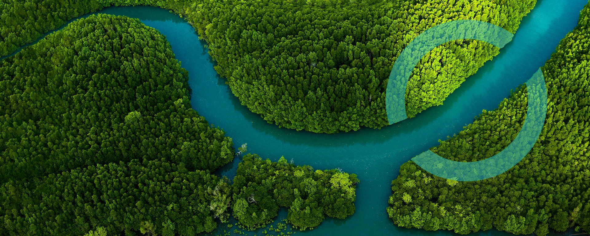 A natural water course in unspoiled countryside