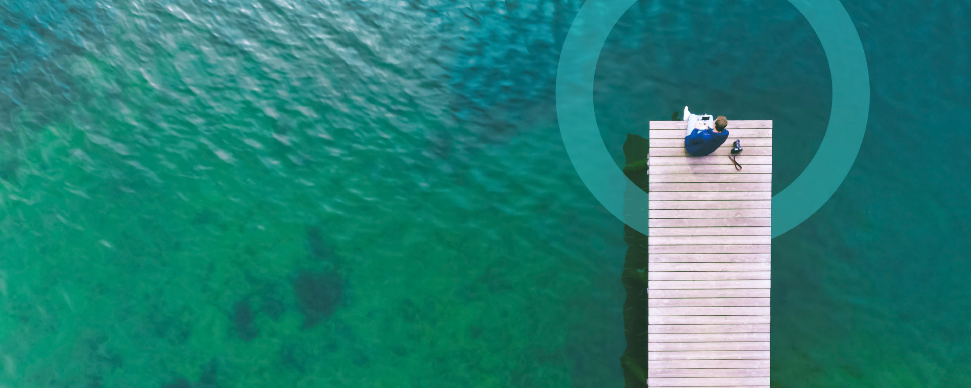 A jetty in water